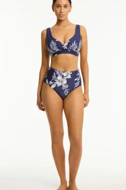 Aloha High Waist Gathered Side Pant