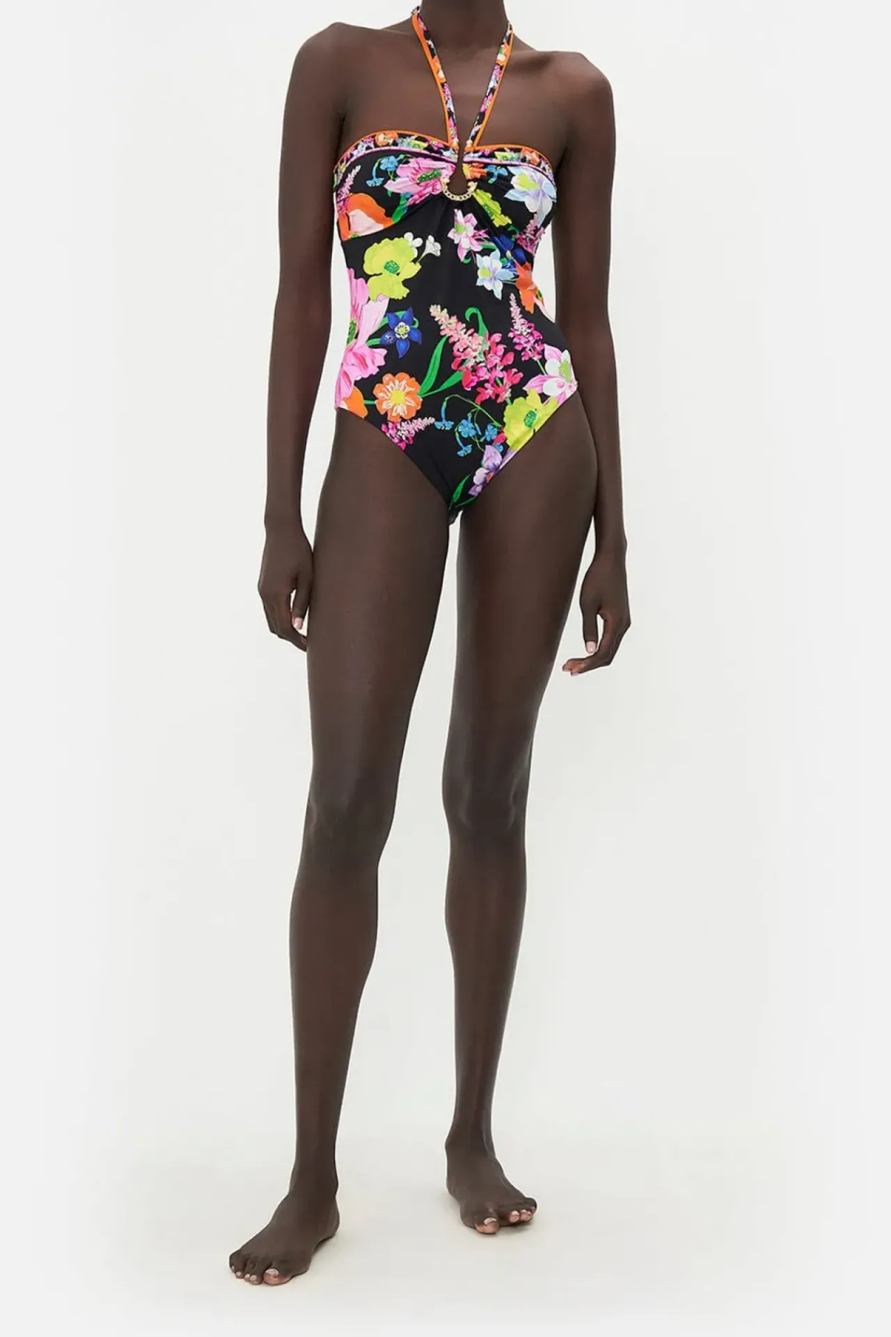 Away with the Fairies Bandeau One Piece w Ring Trim