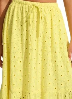 Broderie Maxi Skirt