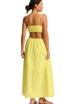 Broderie Maxi Skirt