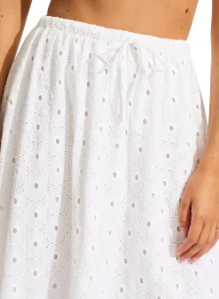 Broderie Maxi Skirt