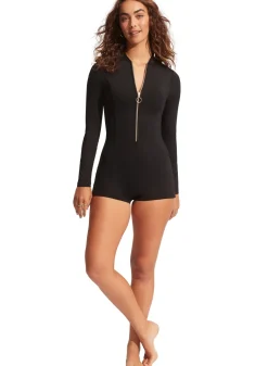 Collective Boyleg Zip Front Surfsuit