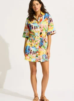 Cuba Mini Shirt Dress
