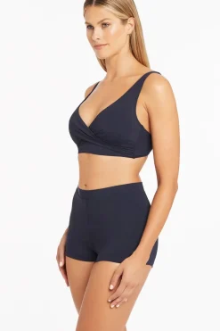 Essentials Cross Front Multifit Bra Top