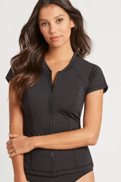 Essentials Short Sleeve Multifit Rash Vest