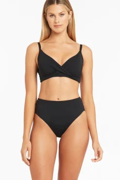 Essentials Twist Front DD/E Cup Bra