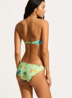 Isla Palm Reversible Hipster Pant