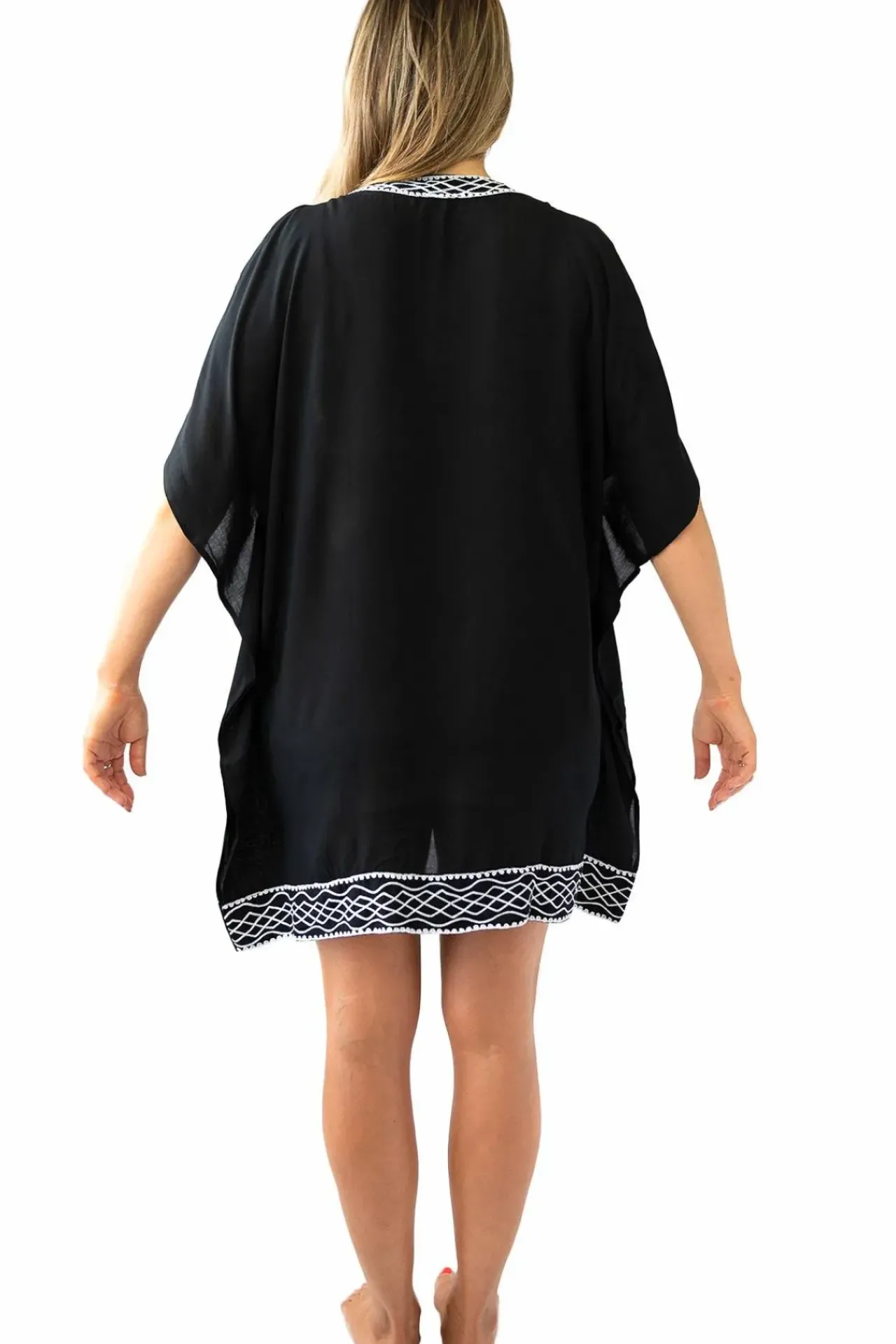 Lacey Embroidered Kaftan