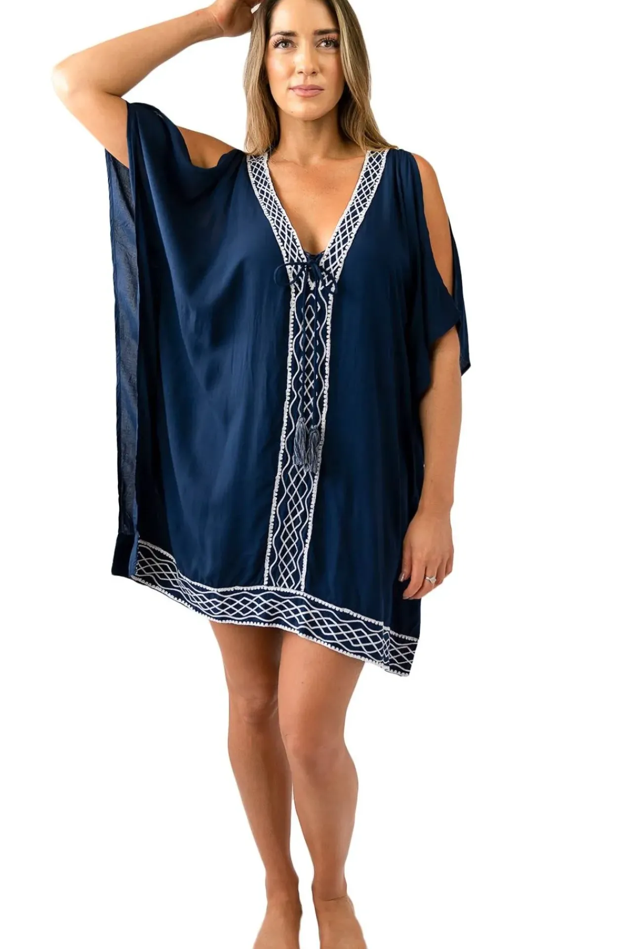 Lacey Embroidered Kaftan
