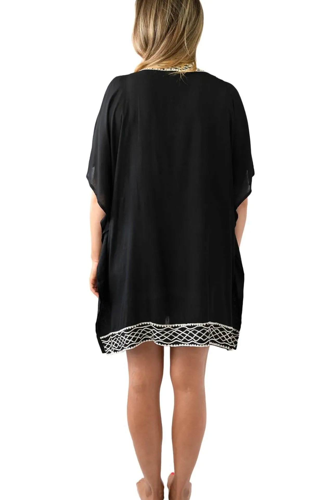 Lacey Embroidered Kaftan