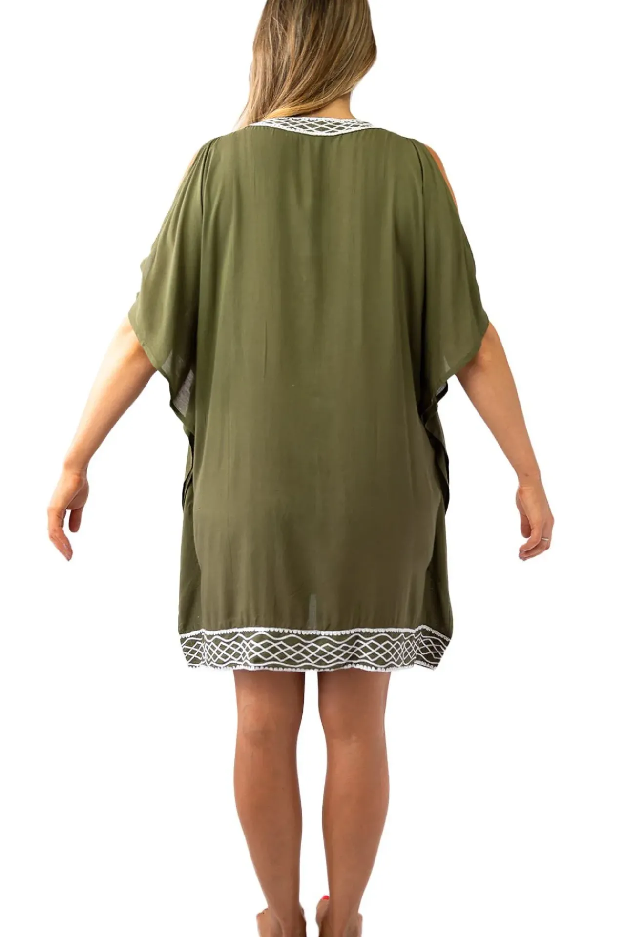 Lacey Embroidered Kaftan