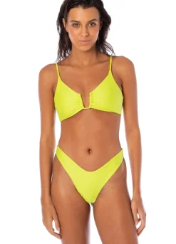 Lime Green Bia Bralette Top