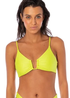 Lime Green Bia Bralette Top