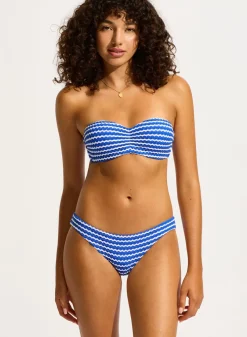 Mesh Effect Hipster Pant