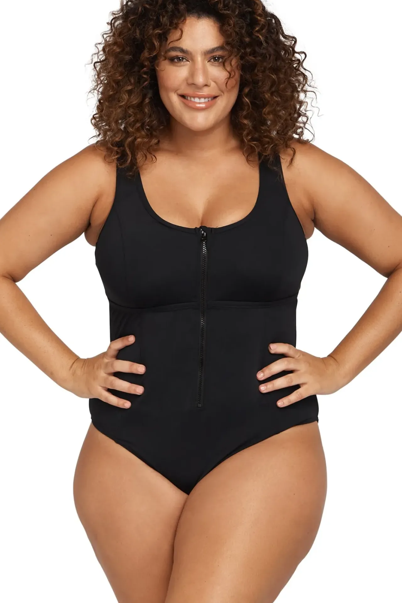 Natare Fuseli Chlorine Resistant Zip One Piece