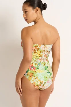 Olympia Spliced Bandeau One Piece