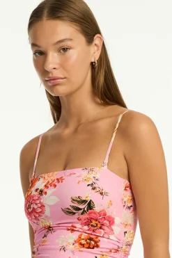 Rosewood Tie Side Bandeau One Piece