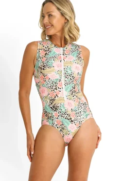 Sabine Active Zip Front Mastectomy One Piece