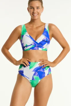 Sublime Cross Front Multifit Bra Top