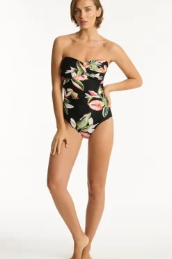 Sundown Twist Bandeau One Piece