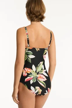 Sundown Twist Bandeau One Piece