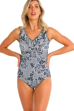Tunsley DD/E Mesh Frill One Piece